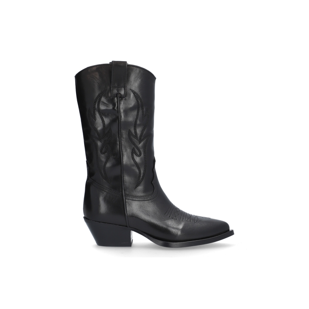 2084 Black Cowboy Boot