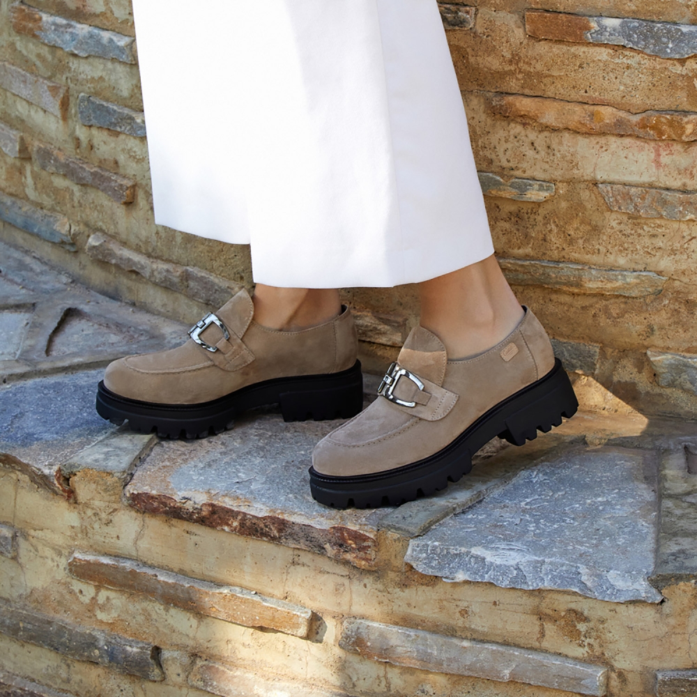 4098 Beige Mocassin