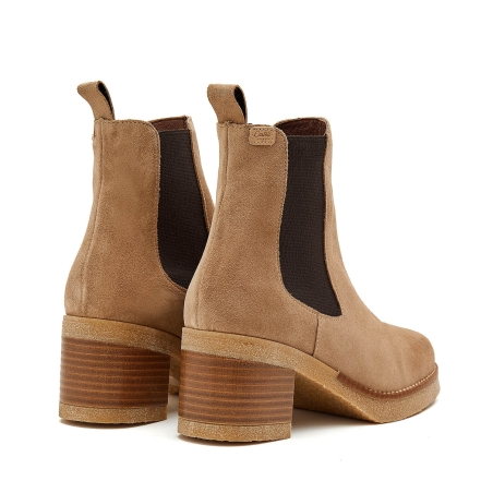 2657 Beige Bootie