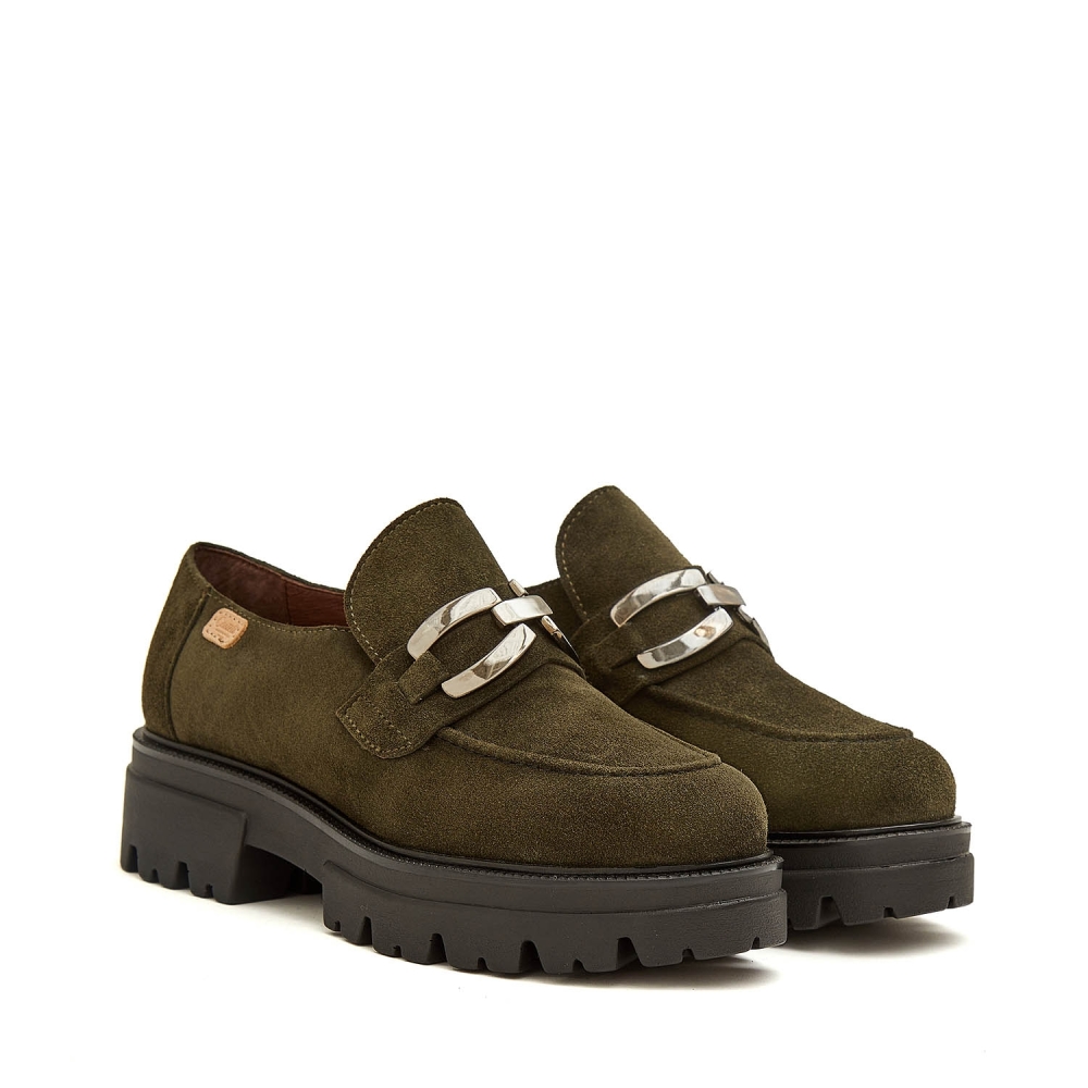 4098 Green Mocassin