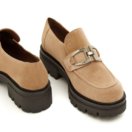 4098 Beige Mocassin