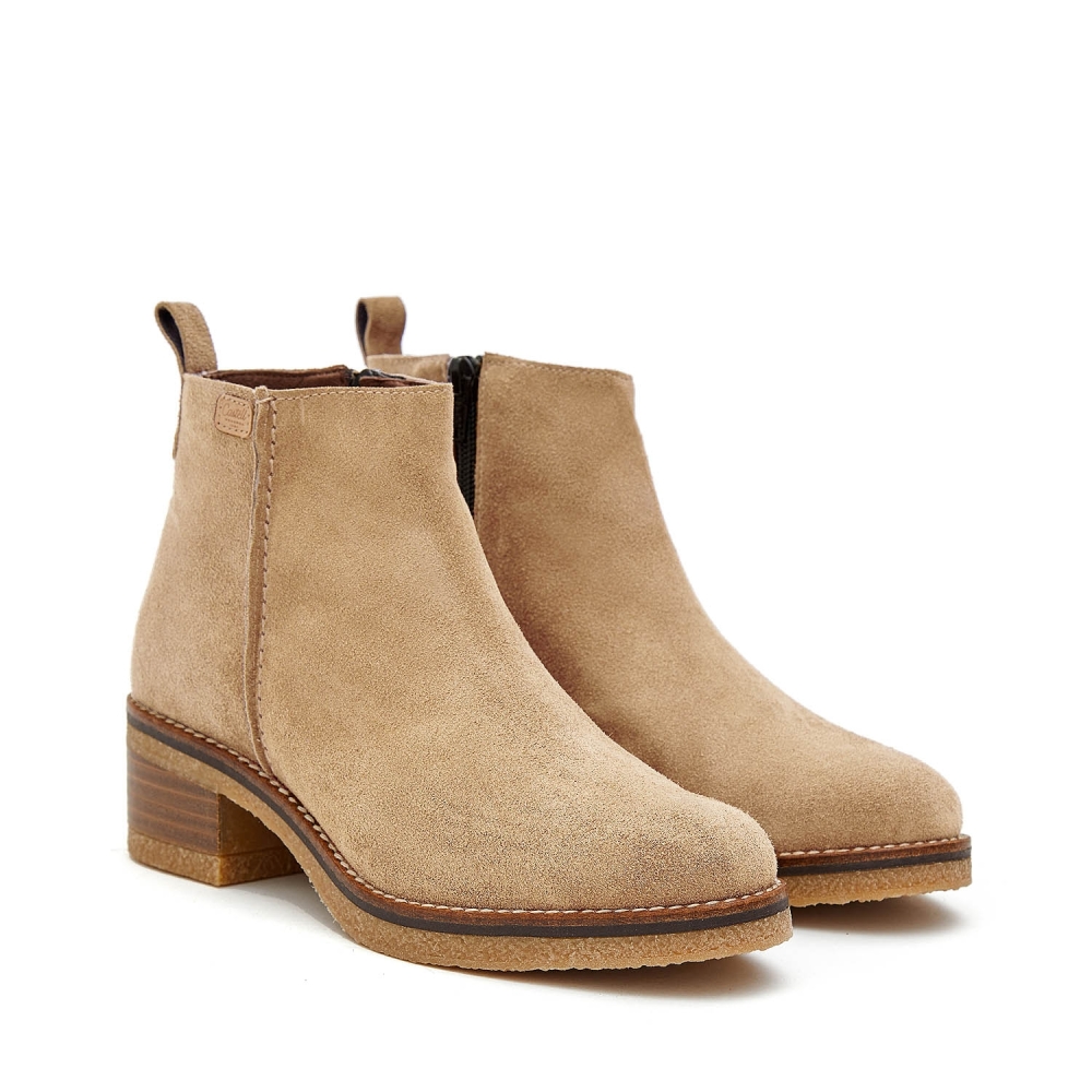 2650 Beige Split Bootie