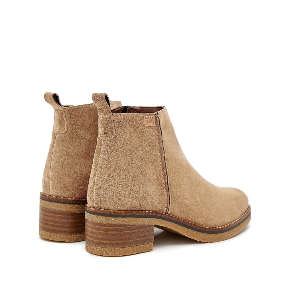 2650 Beige Split Bootie