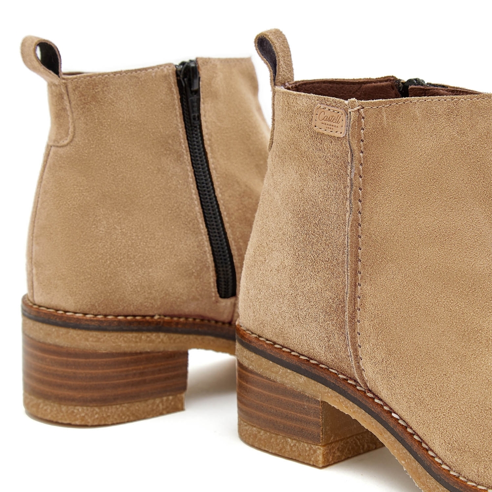 2650 Beige Split Bootie