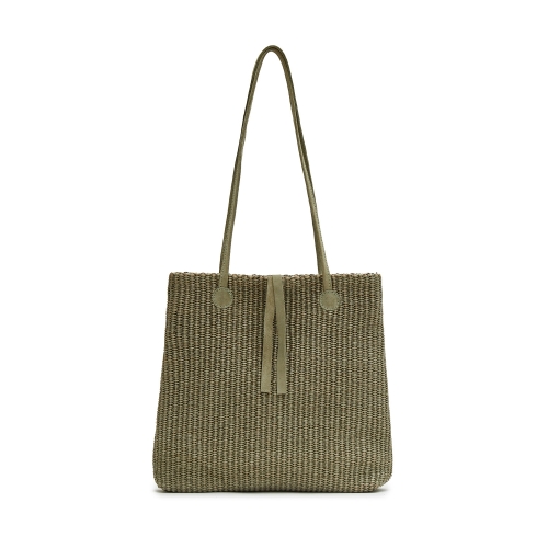 Green Raffia Bag 2