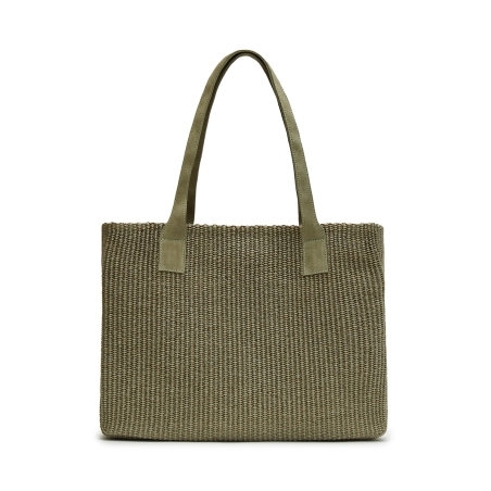 Bolso Shopper Rafia Verde
