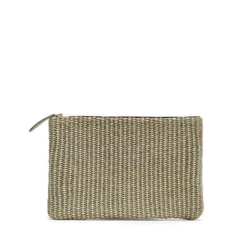 Cartera de Rafia Verde