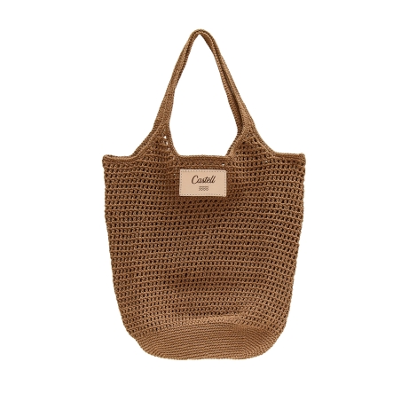 Bolso de Crochet Marrón