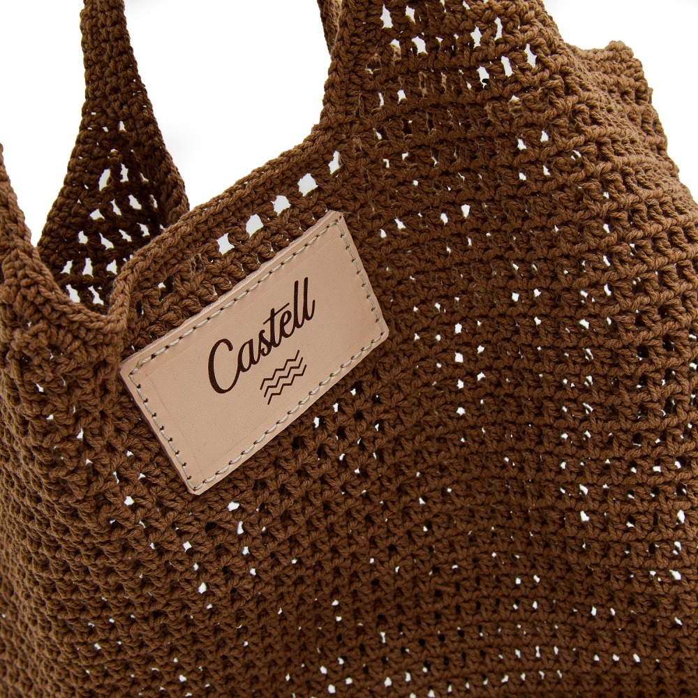 Brown Crochet Bag