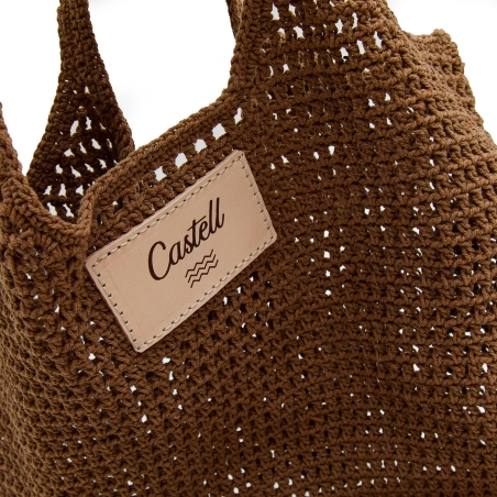 Brown Crochet Bag