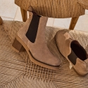 2657 Beige Bootie